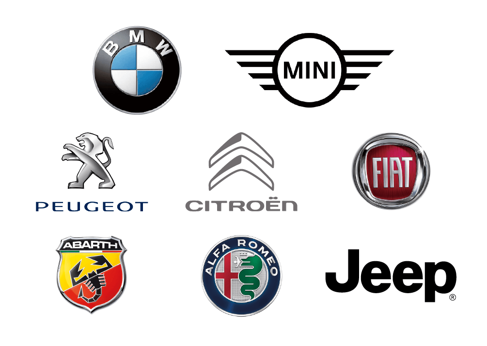 参加ブランド BMW・MINI・PEUGEOT・CITROËN・FIAT・ABARTH・Alfa Romeo・Jeep